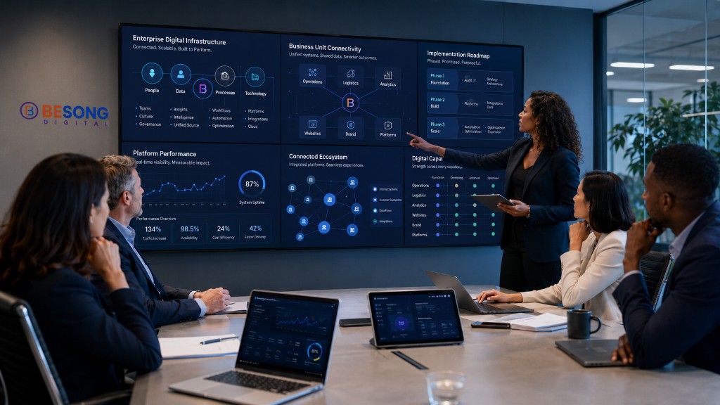 BESONG Digital enterprise infrastructure roadmap presentation